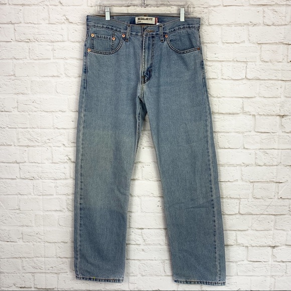 Levi's Other - Levi’s 505 Regular Fit Light Wash Straight Jeans